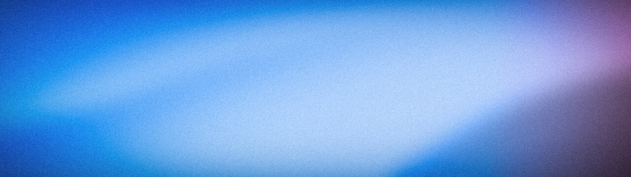 Vibrant blue grainy gradient background wide abstract modern tech banner backdrop