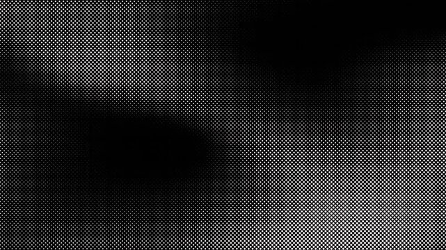 Animated abstract technology dark background random dots and grid 4K.