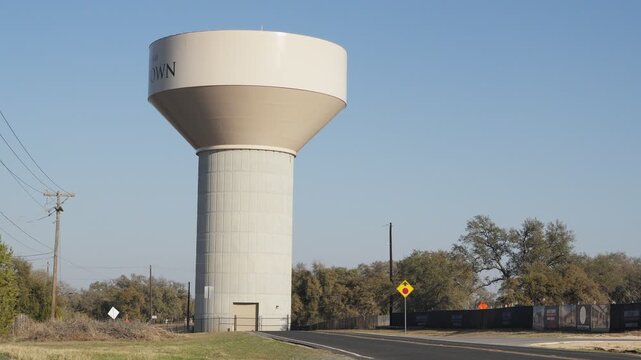 Municipal drinking water storage tank