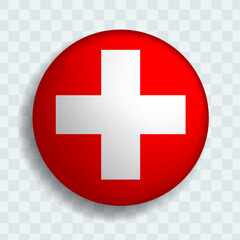 Obraz premium Switzerland round ball