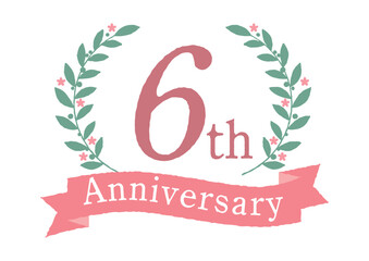 月桂樹のかわいい6周年アイコン