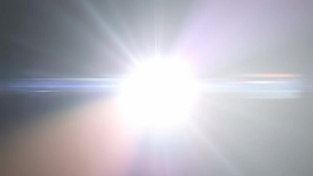 minimalist cinematic burn effect in a clean contemporary style, bright white-hot flare expanding from one corner and gradually fading into soft pastel gradients, subtle edge feathering and smooth