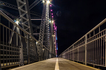 bridge in night Florianopolis Santa Catarina Brazil Florian&oacute;polis