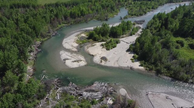 East Rosebud Creek bend