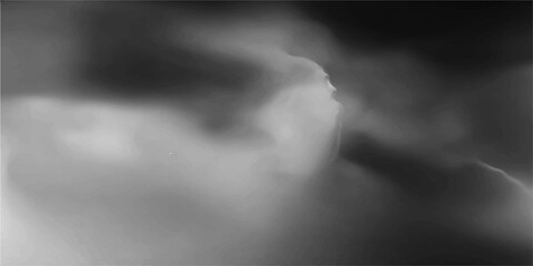 A silhouette of a man with a gun stands amidst dark smoke and thick mist under a stormy night sky filled with clouds and fire © PAGLAA