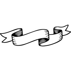 Obraz premium Ribbon Banner Vector