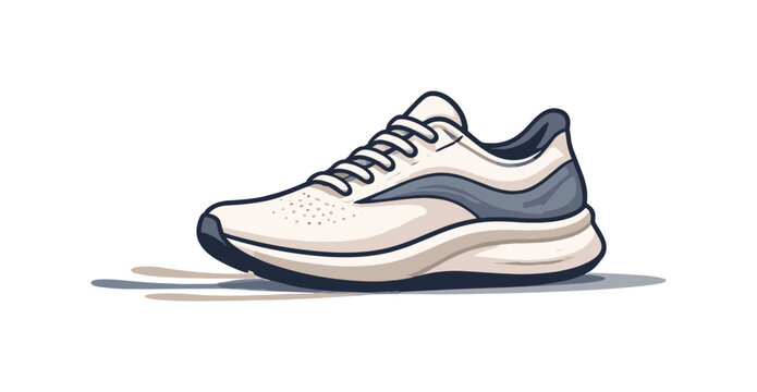 Runners' Silhouette Simplicity. Runn ingshoe silhouette in calm slightthreequ arterv ari ati onwhile ma int ain ingsidepr ofilecl