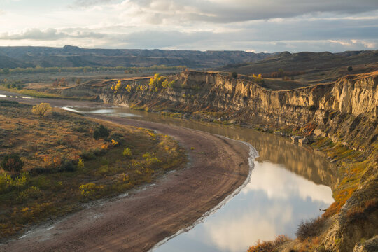 Sunset on the Little Missouri River