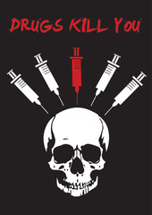 Anti drug campaign poster concept © Лиза Бабуджан