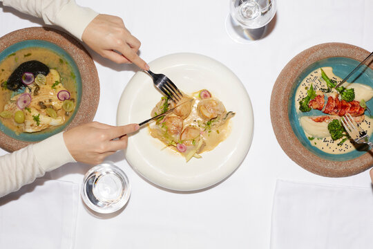 Gourmet dining experience with exquisite dishes