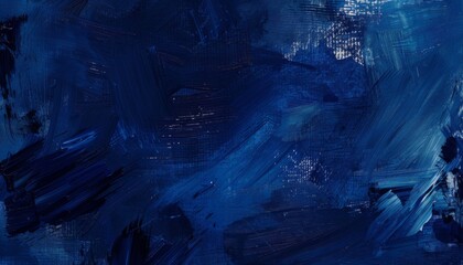 Fototapeta premium Vibrant blue abstract background featuring dynamic brush strokes and intricate textures for artistic design projects