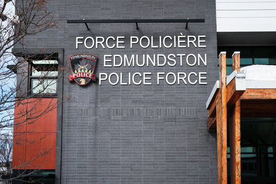 Poste de Police &agrave; Edmundston, au Nouveau-Brunswick