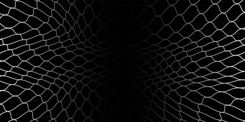 Mesh texture for fishing nets. Seamless pattern for sportswear or soccer goal, volleyball net, basketball hoop, hockey, athletics. Abstract net background for sports. vector illustration © musekki