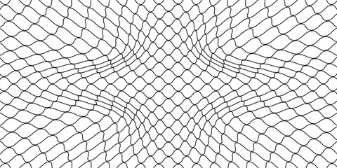 Mesh texture for fishing nets. Seamless pattern for sportswear or soccer goal, volleyball net, basketball hoop, hockey, athletics. © musekki