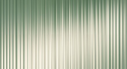 Obraz premium Abstract Sage Green and White Vertical Stripes Background with Metallic Texture and Soft Gradient Light Effect for Modern Design