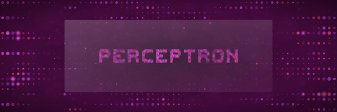 Perceptron Artificial Intelligence Neural Network Model for Deep Learning Education