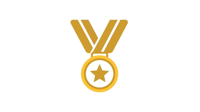 Golden Medal with Star Symbol.