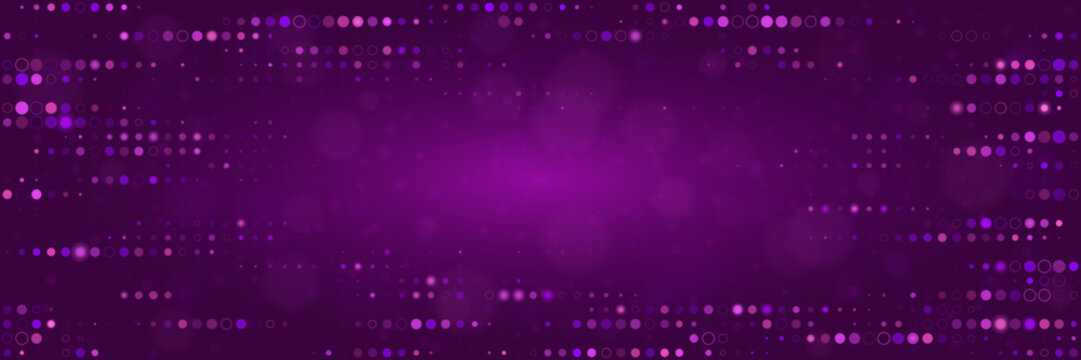 Abstract Purple Data Stream Background for Quantum Computing and Cybersecurity