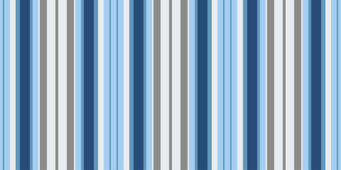 Obraz premium Abstract seamless pattern of vertical stripes in calming blues and grays. Perfect for backgrounds, website design, textile prints, and packaging. Evokes serenity and modern simplicity.