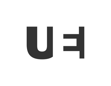 UEI logo design. Initial letter U E I bold font style for tech startups, consulting, corporate branding. Creative company name, headlines typography identity, trendy logotype.