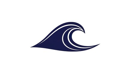 Fototapeta premium Wave symbol illustration