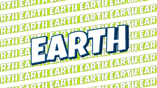 earth day background illustration animation