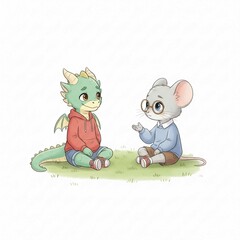 mouse and a dragon 