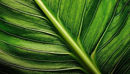 real fresh green leave texture for background close up of leaf texture surface background