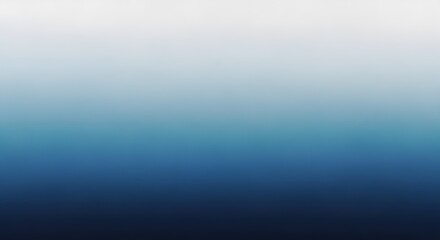 Obraz premium Smooth, ethereal gradient background from deep ocean blue to soft light blue, creating a serene and calming atmosphere