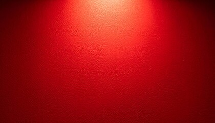 Obraz premium A red wall with a bright light shining on it