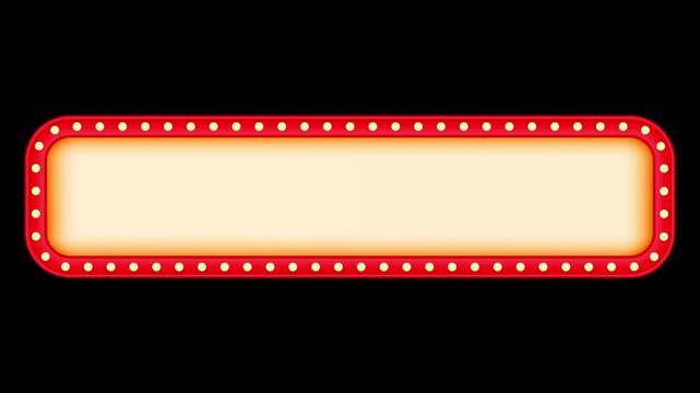  sign on red curtains with spotlight. 4k animation.