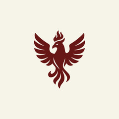 Fototapeta premium Heraldry Phoenix Logo