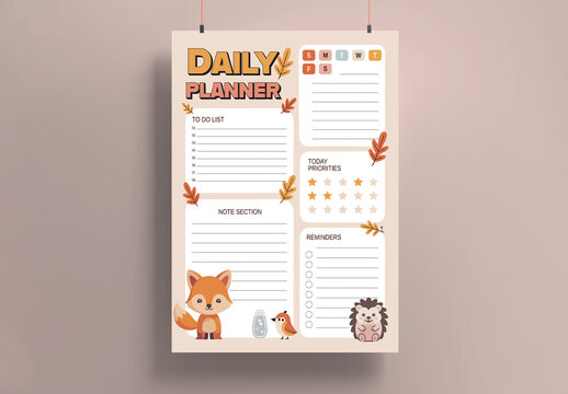 Daily Planner Template