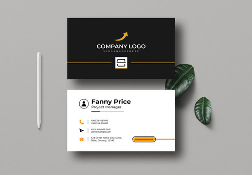 Modern Corporate Business Card Template Design