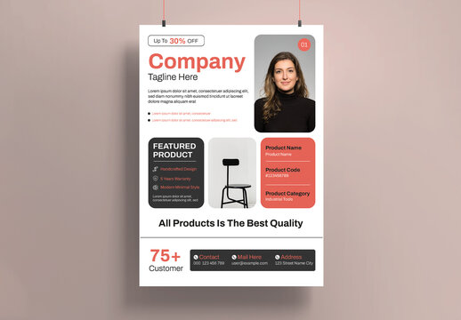 Modern Furniture Product Promotion Flyer