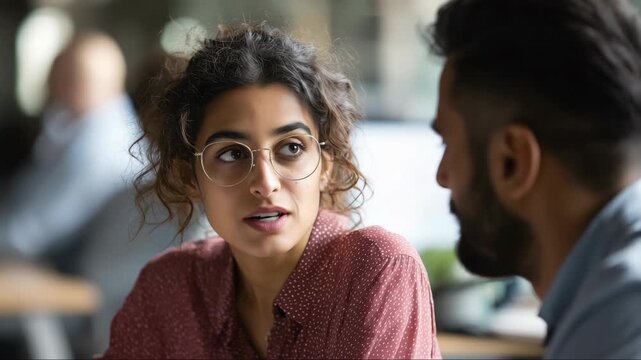 Colleagues collaborating in professional meeting for project planning