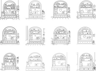 Cute Pocket Room Coloring Pages for Kids