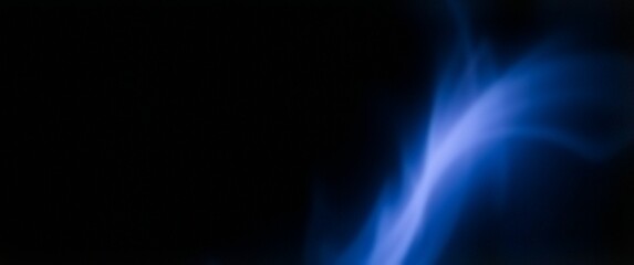 Abstract Blue Light Streaks on Dark Background © DM 