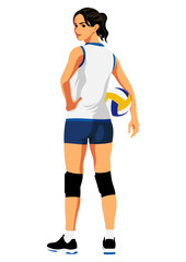 女子バレーボール選手