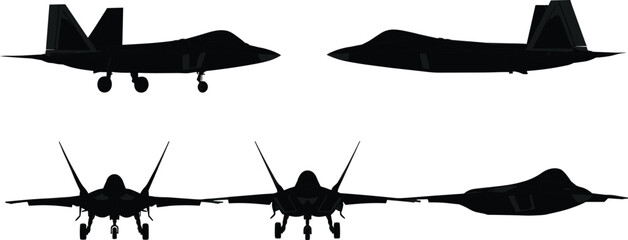 Black Silhouette Set of Jazz Musicians Playing Instruments and Graceful Dancers Isolated on White Background for Live Music Performance Festival and Entertainment Arts Design © MDASIKUL