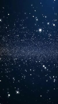 Cosmic Stardust Flowing in Deep Space, Particle Animation