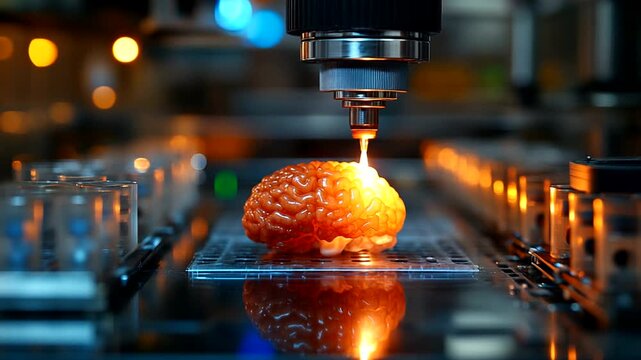 Industrial Laser Cutting Process in Modern Factory