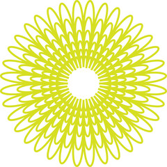 Layered Flower Vector Illustration Design