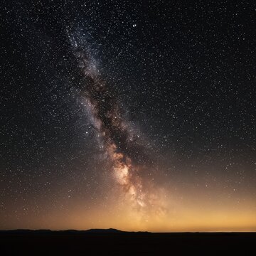A breathtaking, vast expanse of the dark night sky illuminated by the powerful, ancient glow of countless distant stars and celestial formations, stellar, firmament, illumination