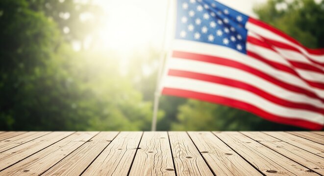 Celebrating flag day with patriotic spirit and american pride