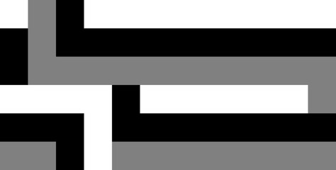 Obraz premium Abstract Geometric Pattern with Black, White, and Gray Stripes