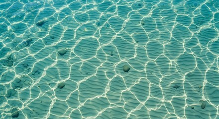 Obraz premium The mesmerizing patterns of light and shadow dancing on the ocean's surface