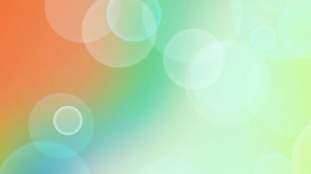 Soft Bokeh Circles Background - Colorful Abstract Gradient Overlay