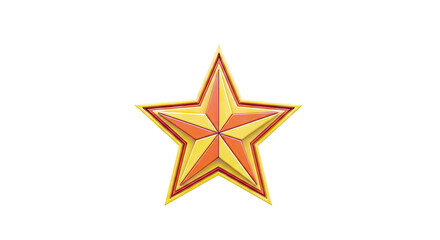 Obraz premium Layered Star Emblem