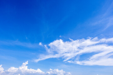 Obraz premium clear blue sky background,clouds with background.